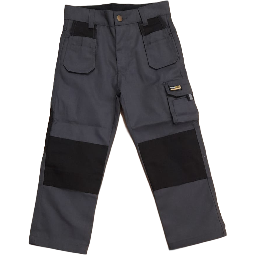 Kerosene Pro Work Junior Trouser Grey/Black