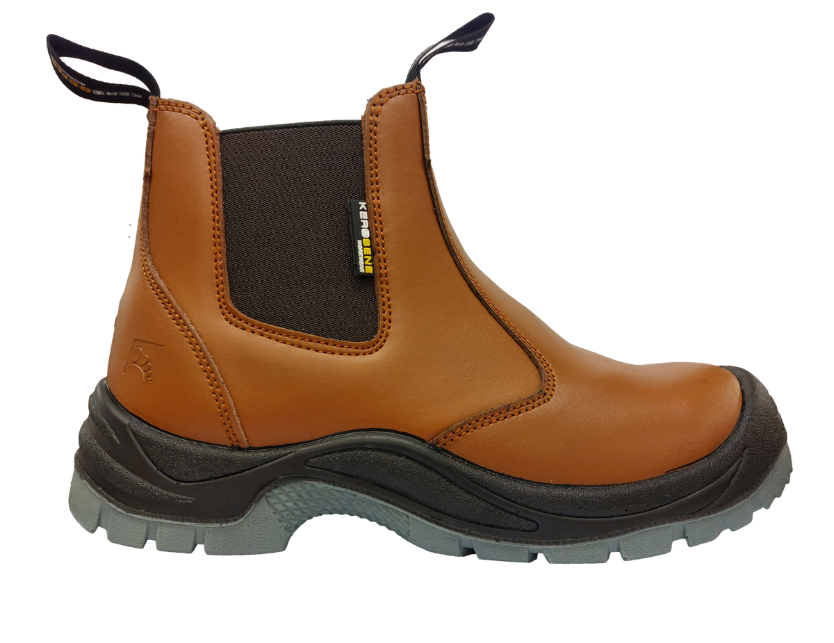 Kerosene Light Brown Dealer Safety Boot - SuperStuff Workwear