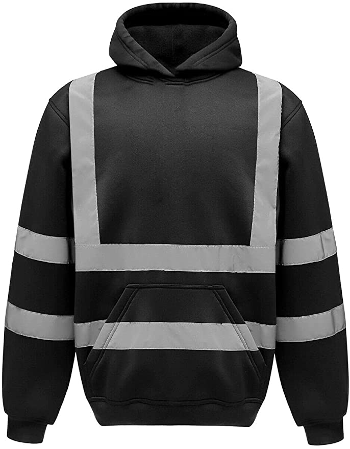 Black Security Hoodie - SuperStuff Workwear