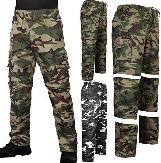 Light Camo 3 in 1 Trousers - Green/Brown - Side View - SuperStuff Workwear