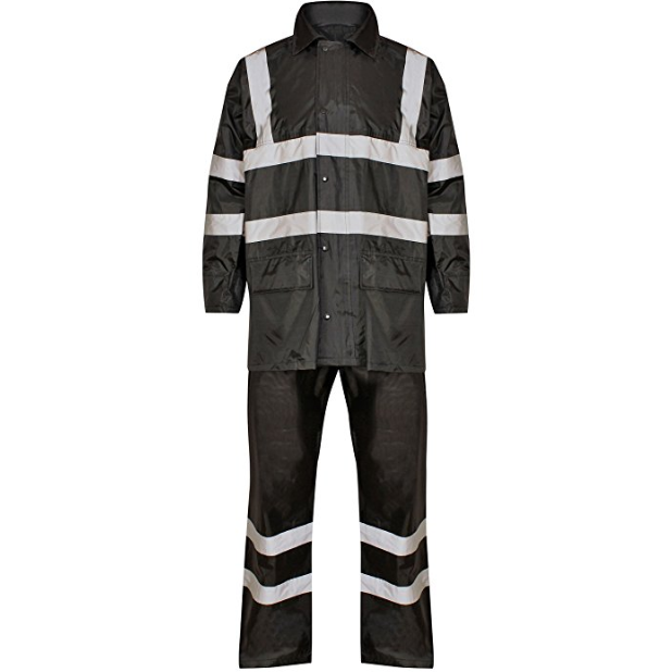 High Visibility Hooded Rainsuit Orange EN ISO 20471 GO/RT 3279/RIS-3279-TOM - SuperStuff Workwear