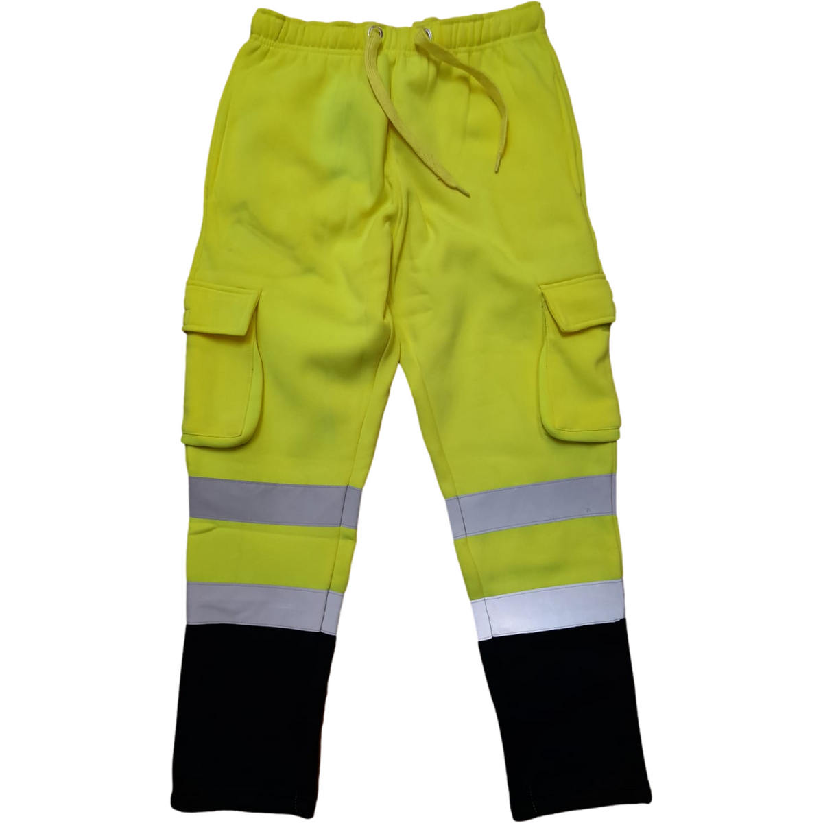 Fleece Hi Vis Bottoms - Yellow/Navy - SuperStuff Workwear