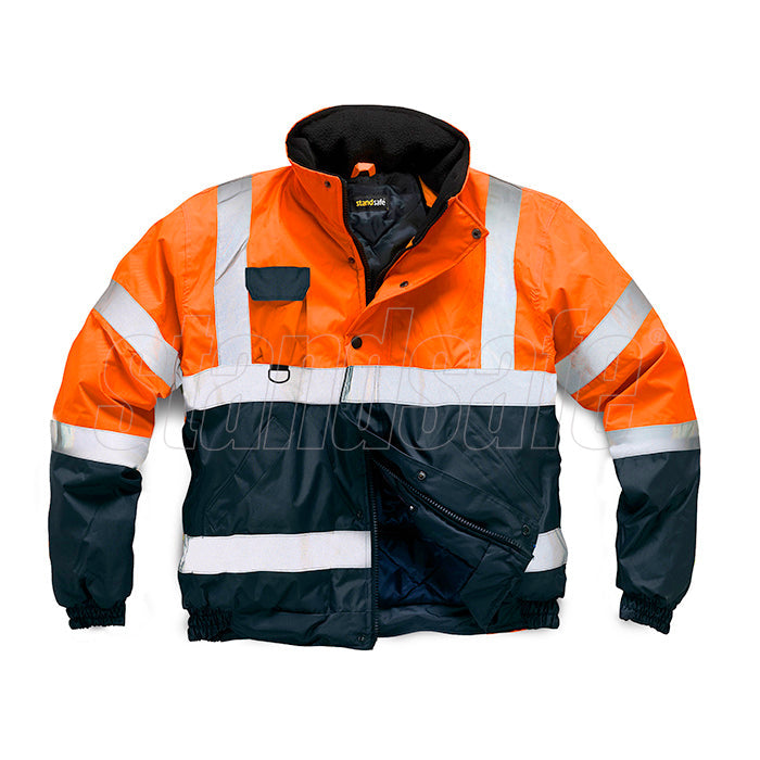Hi Vis 2 Tone Bomber Jacket EN ISO 20471 - SuperStuff Workwear