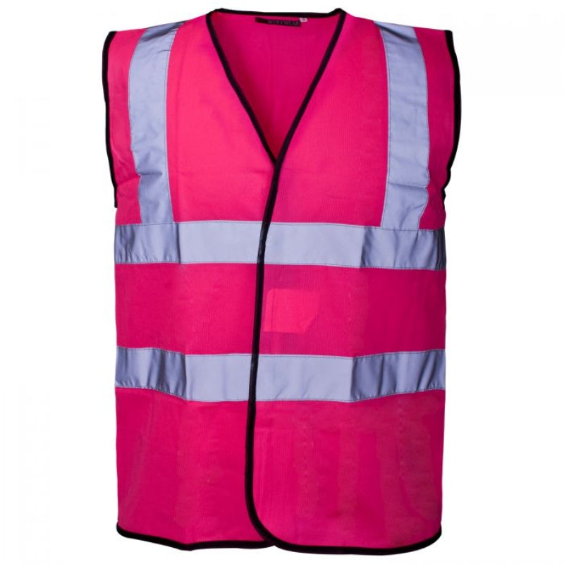 Pink Hi Vis Vest - SuperStuff Workwear