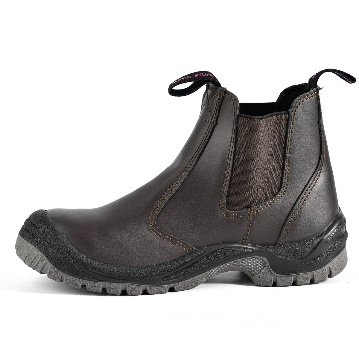 Kerosene Brown Dealer Safety Boot - Detail View - SuperStuff Workwear