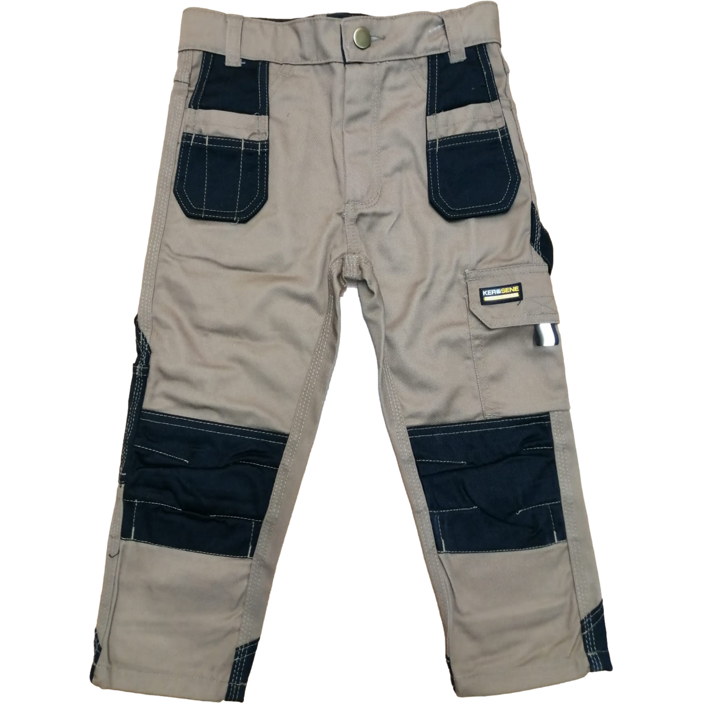 Kerosene Pro Work Junior Trouser Stone/Black - SuperStuff Workwear