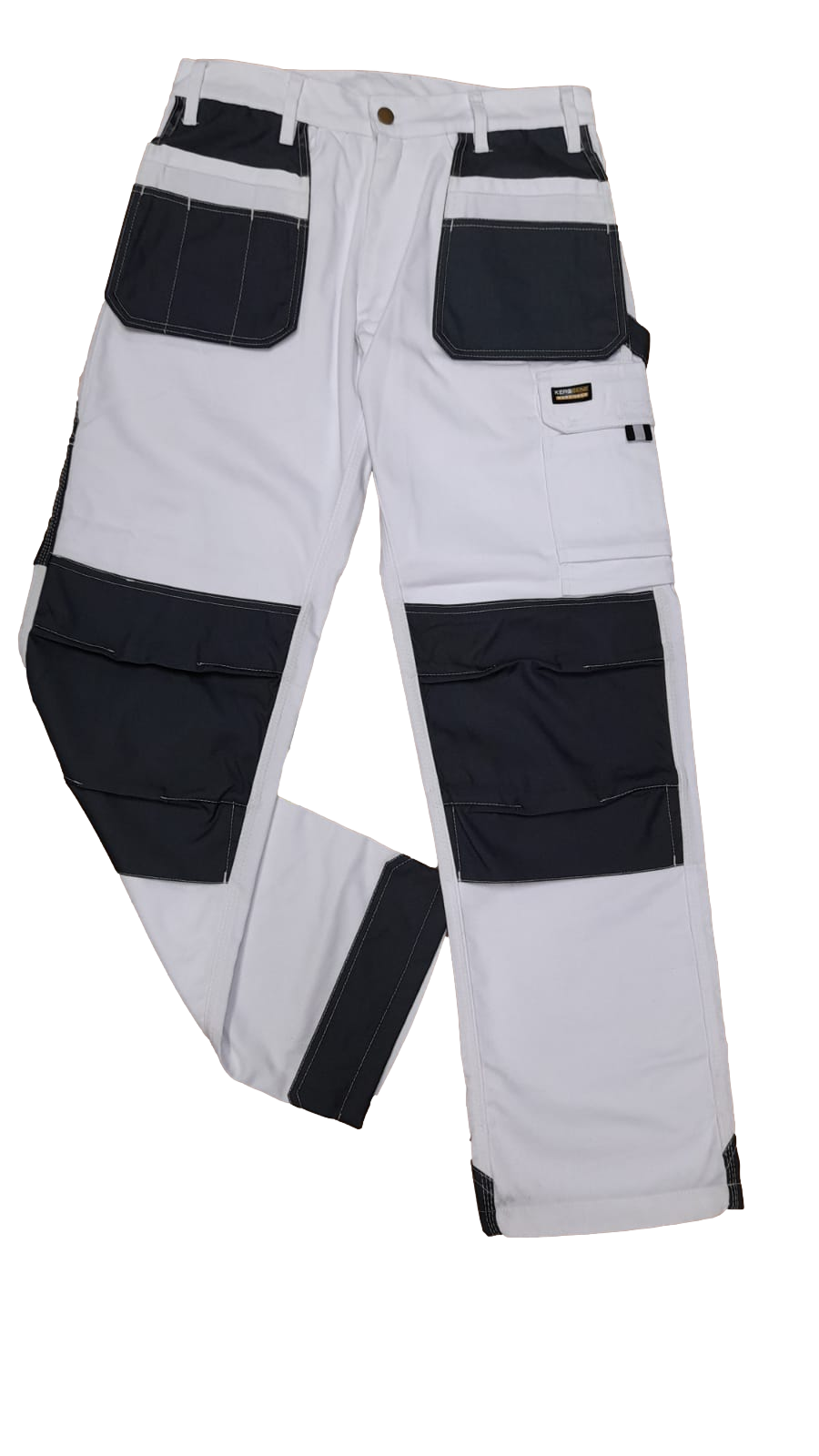 Kerosene® Painters White/Grey Excel Trouser - SuperStuff Workwear