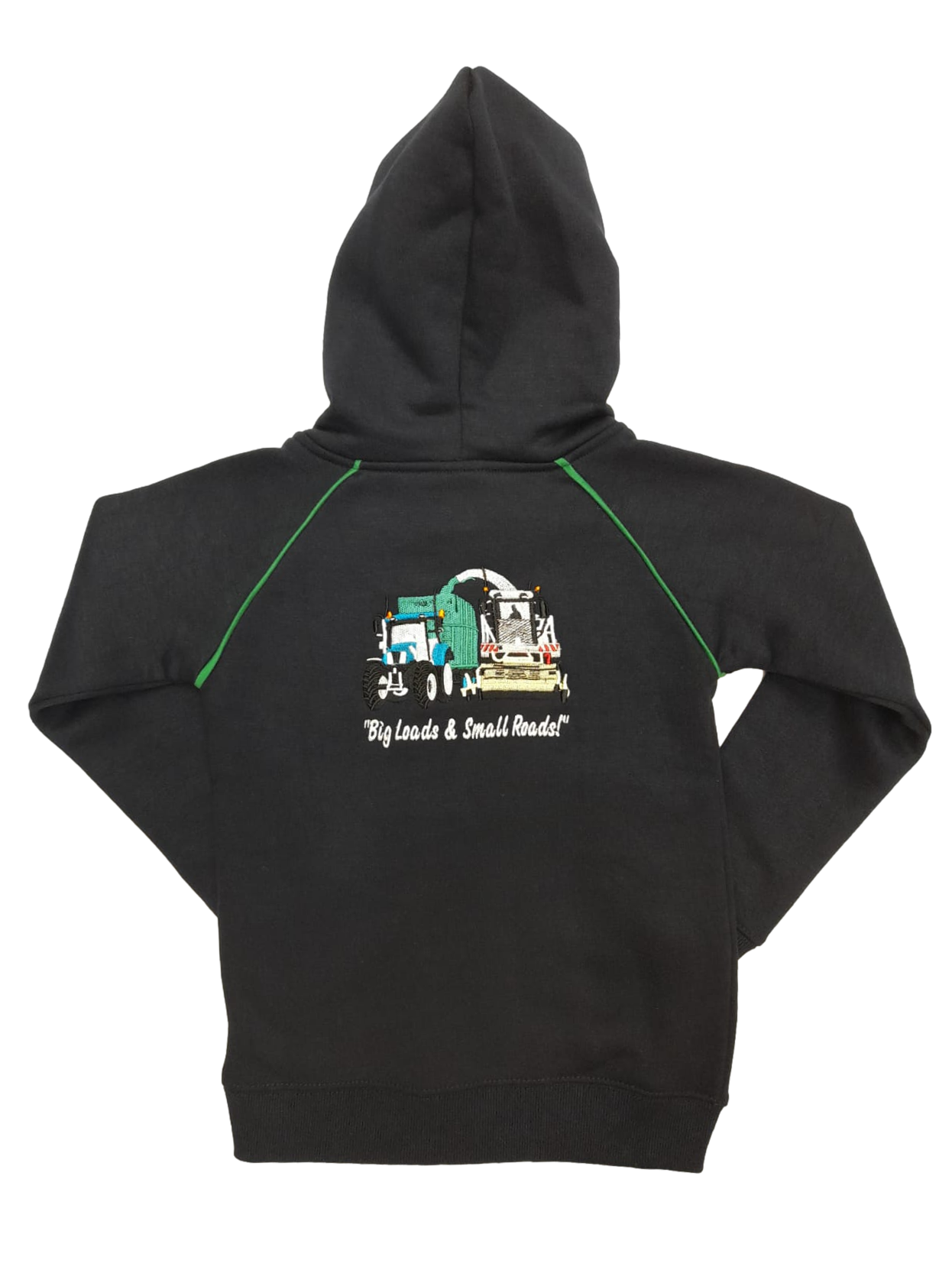 Kids Combine Harvester Zipper - Back View - SuperStuff Workwear
