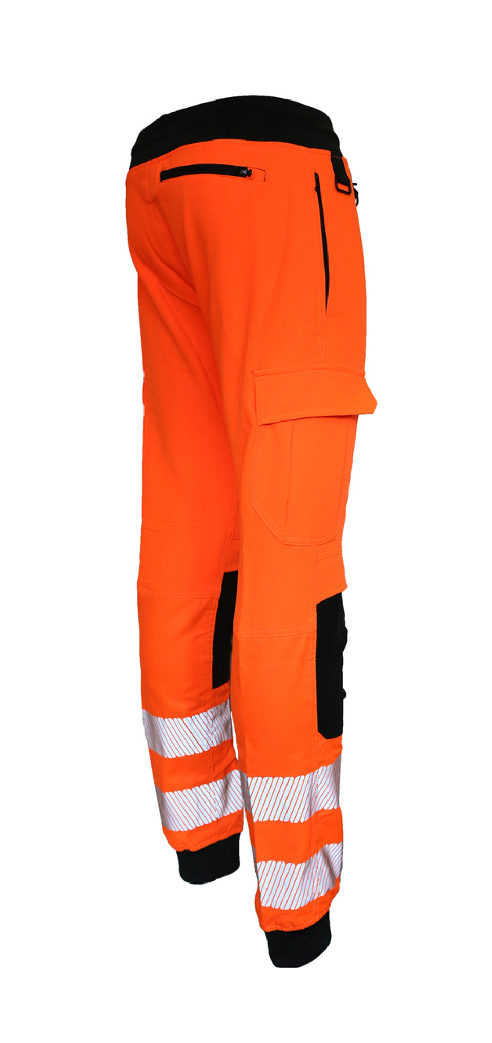 Hi Vis Orange Jogger Bottom - Back View - SuperStuff Workwear