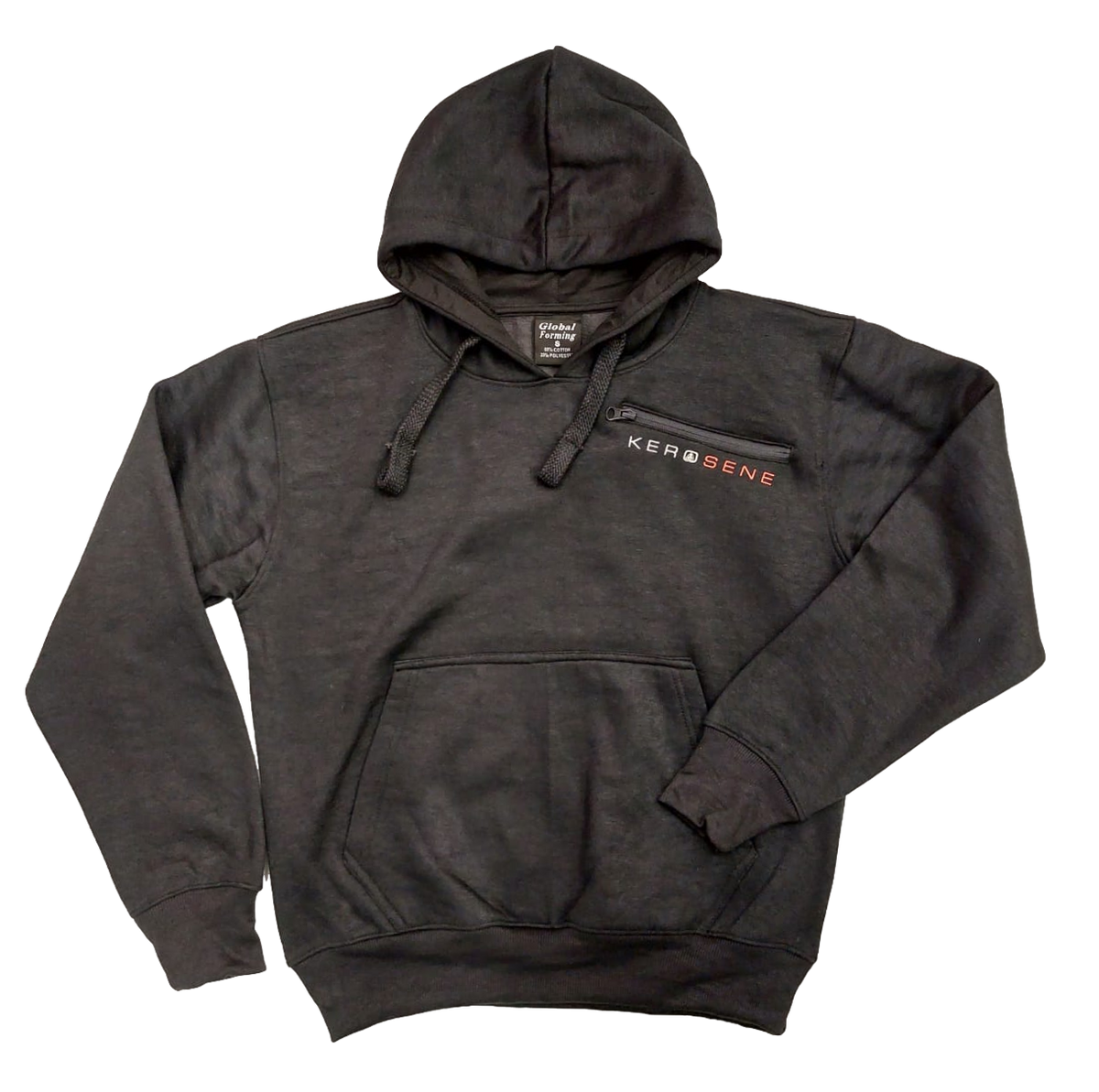 Kerosene Hoodie - Black - Side View - SuperStuff Workwear