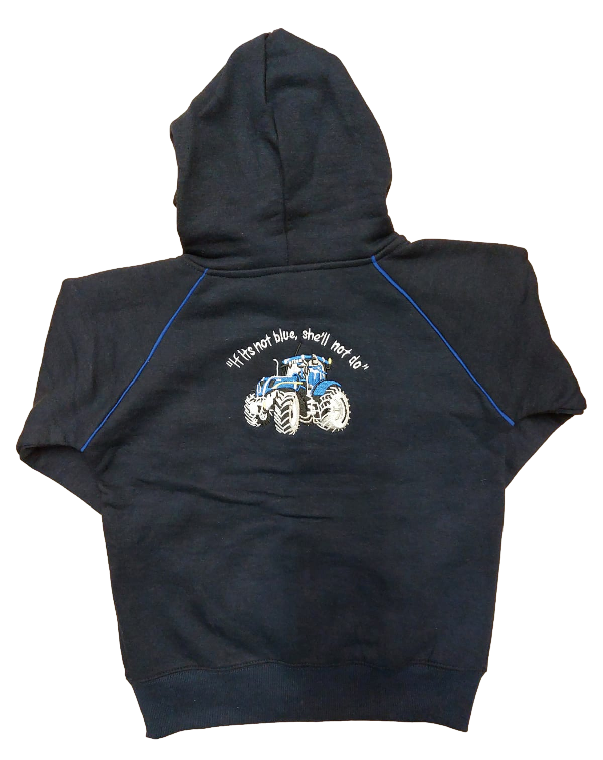 Kids Blue Tractor Zipper