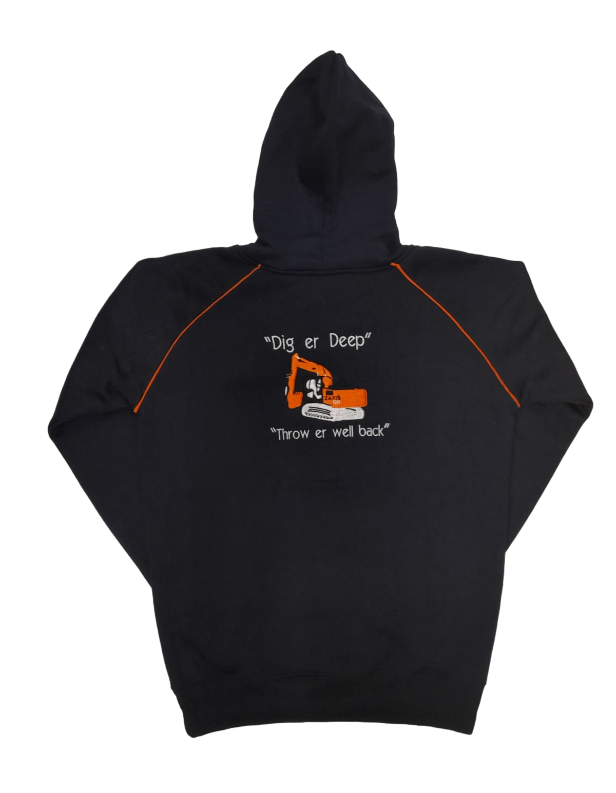 Digger Farmwear Hoodie - Back View - SuperStuff Workwear