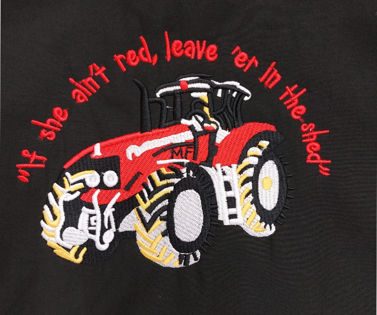 Red Tractor Embroidered Adults Softshell Jacket