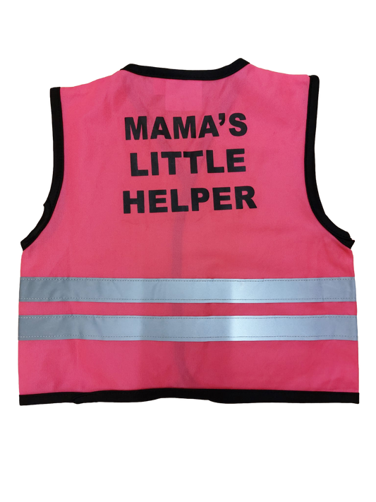 Kids Mama's Little Helper Vest - Pink - SuperStuff Workwear