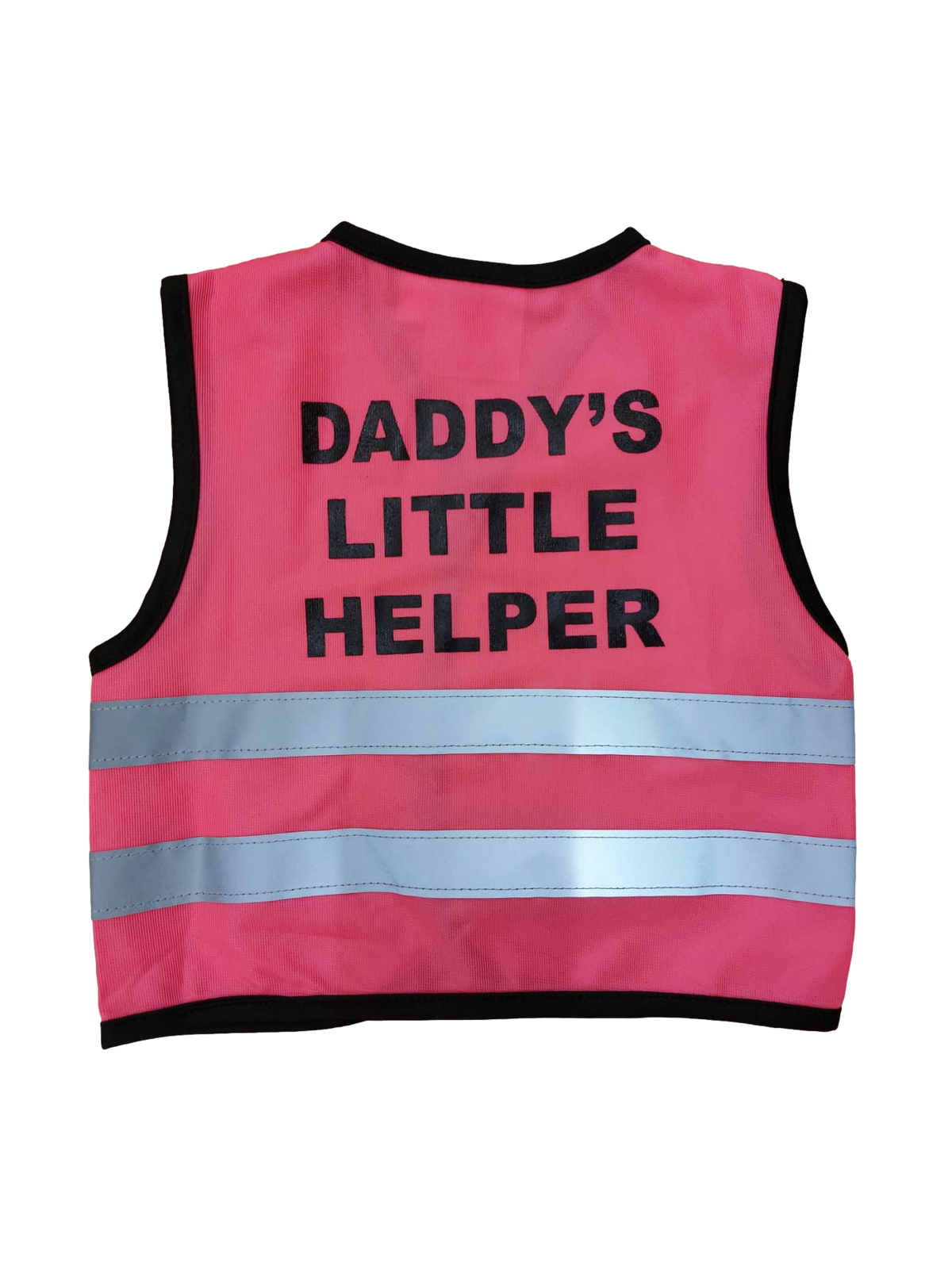 Kids Daddy's Little Helper Vest - Yellow - Side View - SuperStuff Workwear