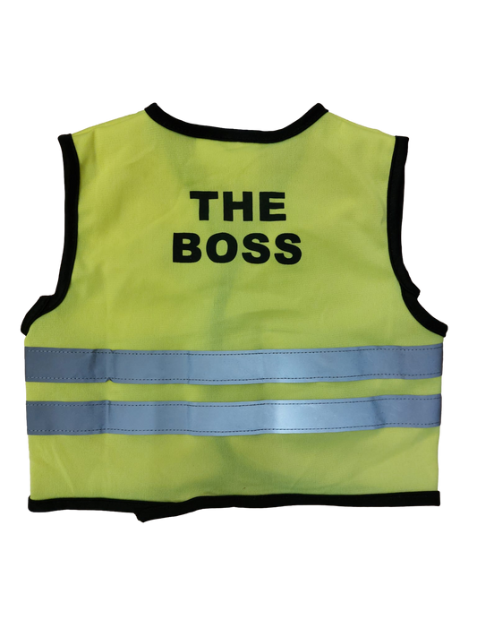 Kids The Boss Vest - Orange - SuperStuff Workwear