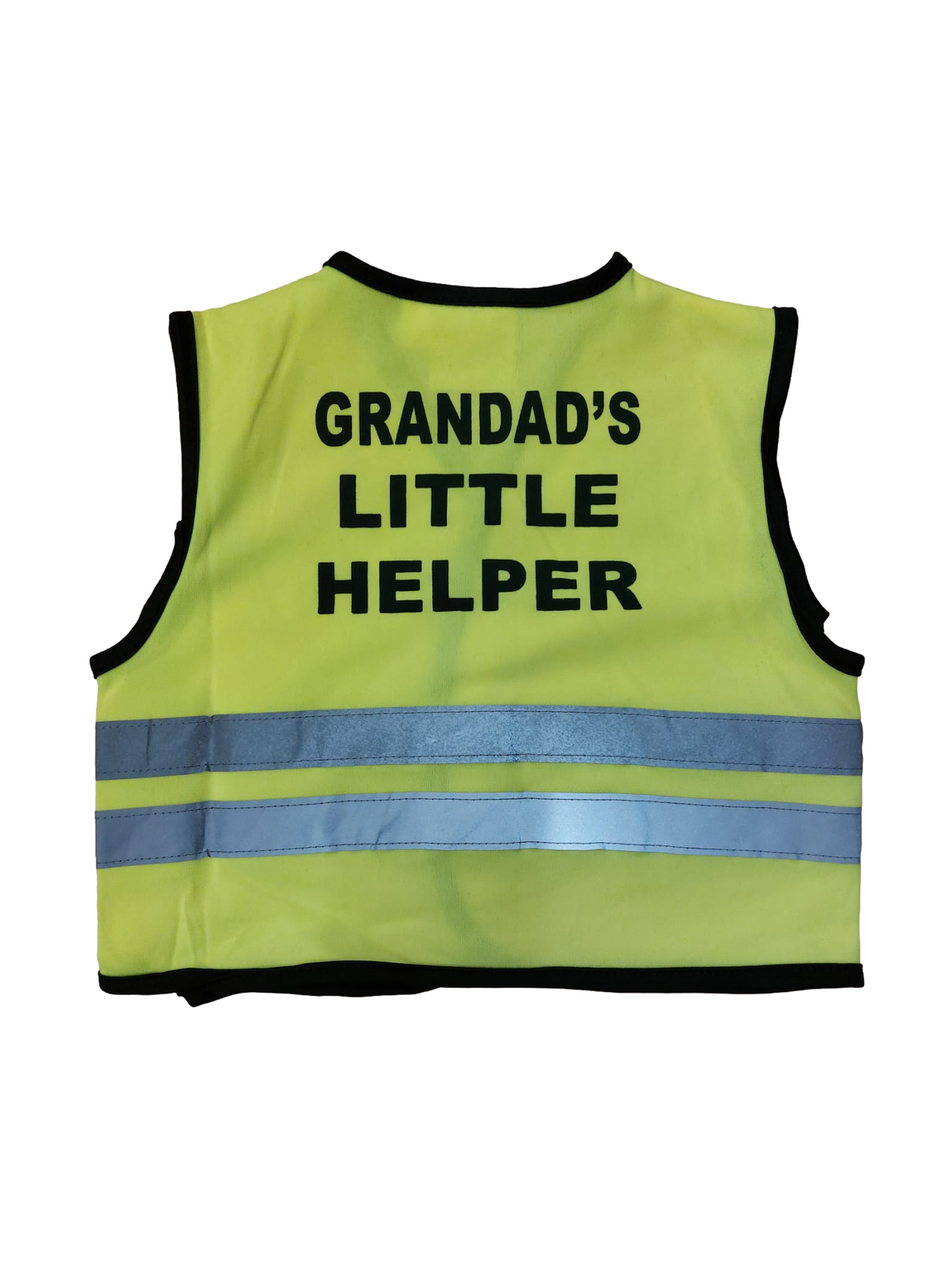 Kids Grandads Little Helper Vest - Orange - Back View - SuperStuff Workwear