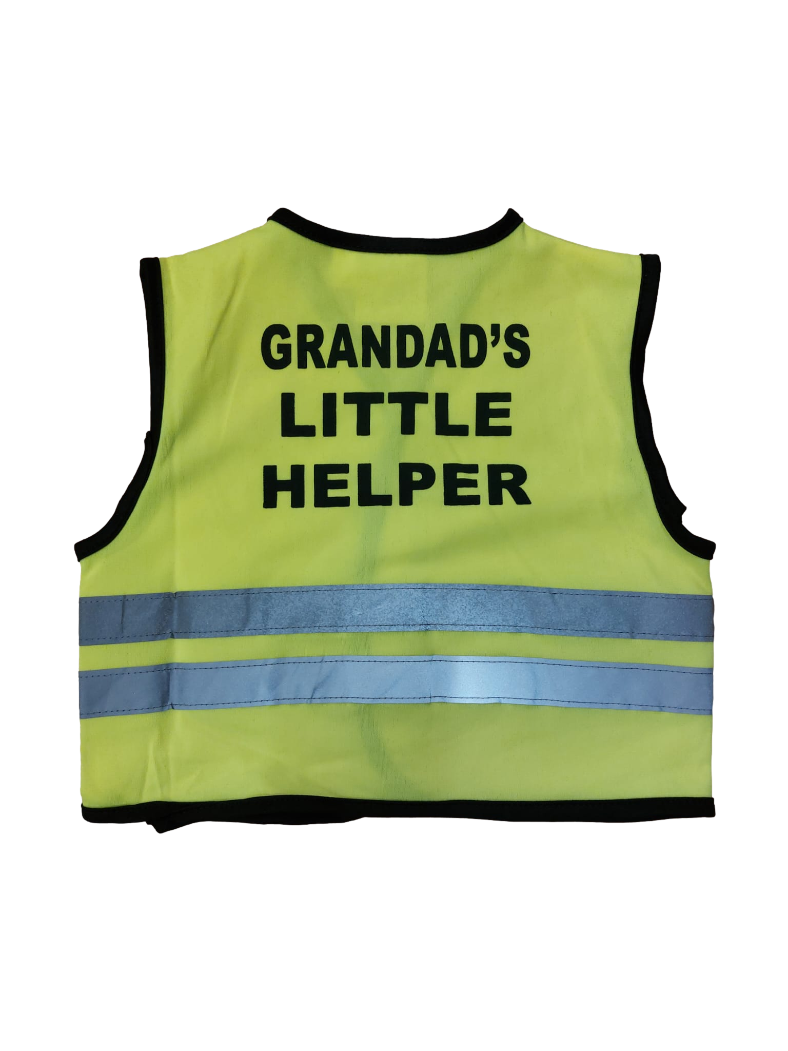 Kids Grandads Little Helper Vest - Orange - Back View - SuperStuff Workwear