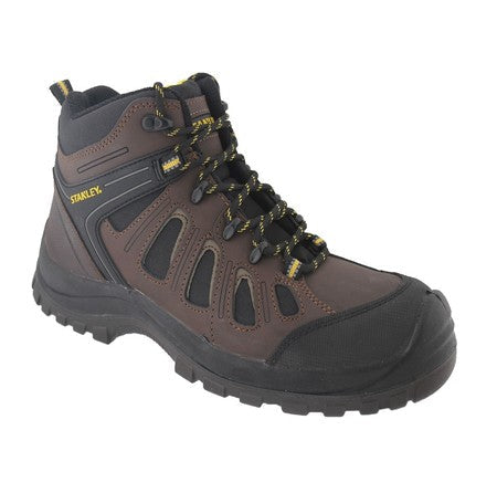 STANLEY BRAMPTON LACE UP SAFETY BOOTS S3 SRC STA20059-101 - Black - SuperStuff Workwear
