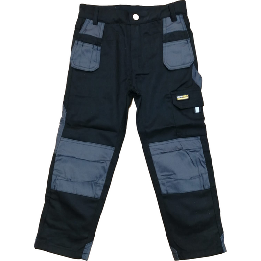 Kerosene Pro Work Junior Trouser Black/Grey - SuperStuff Workwear