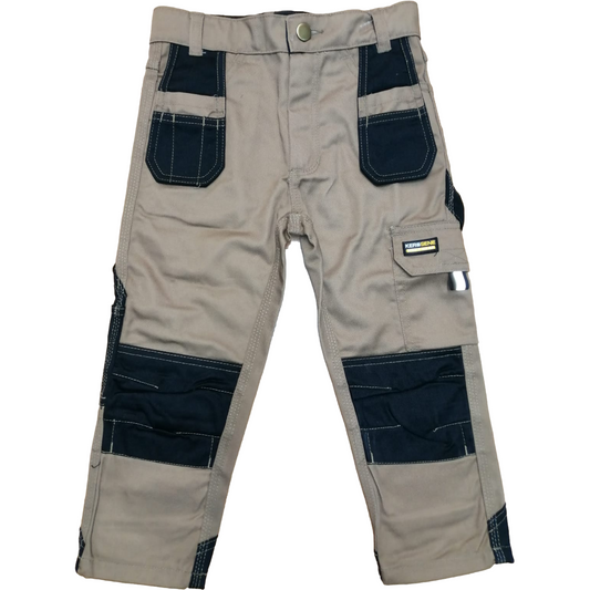 Kerosene Pro Work Junior Trouser Stone/Black - SuperStuff Workwear
