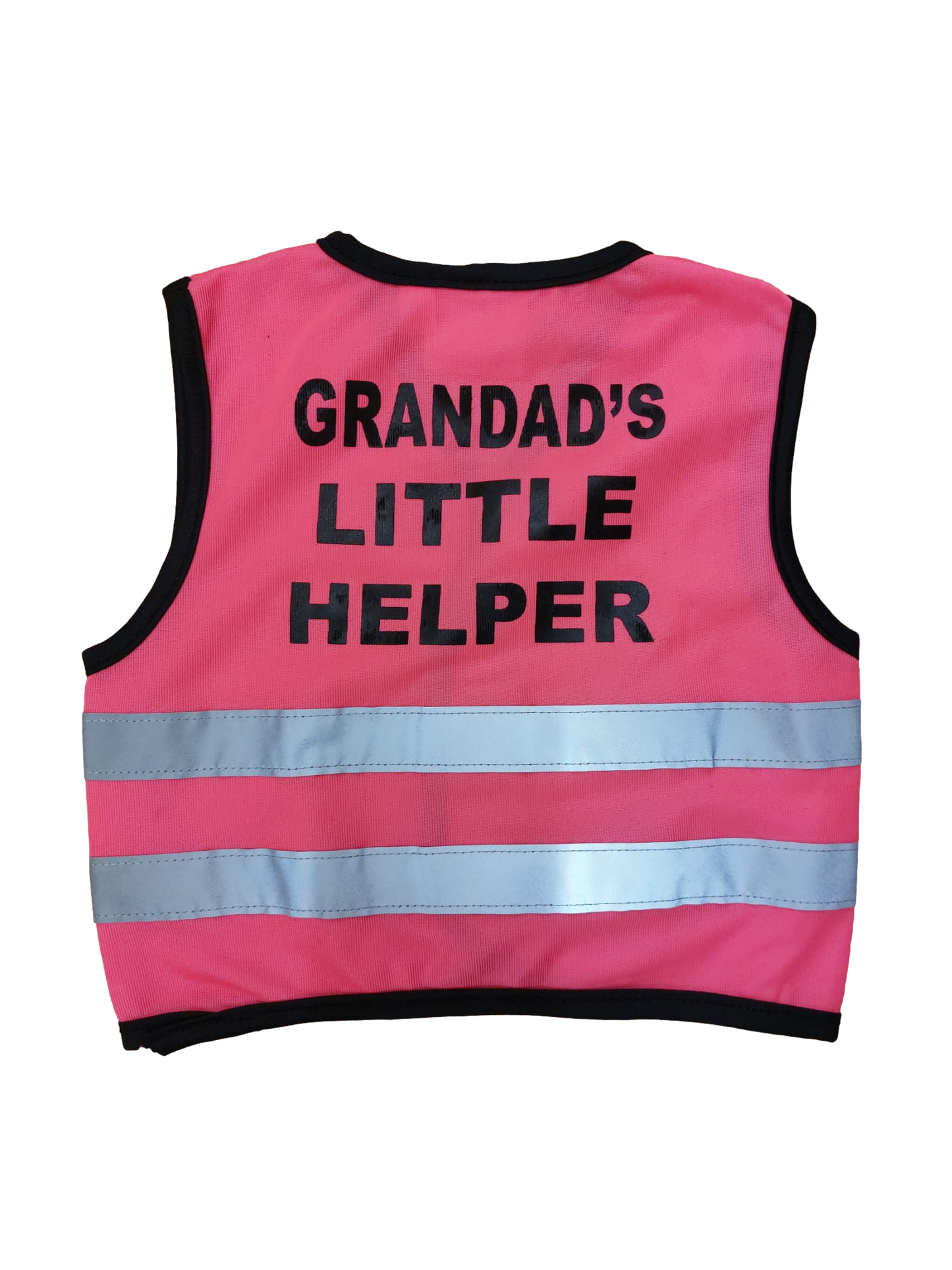 Kids Grandads Little Helper Vest - Orange - Side View - SuperStuff Workwear