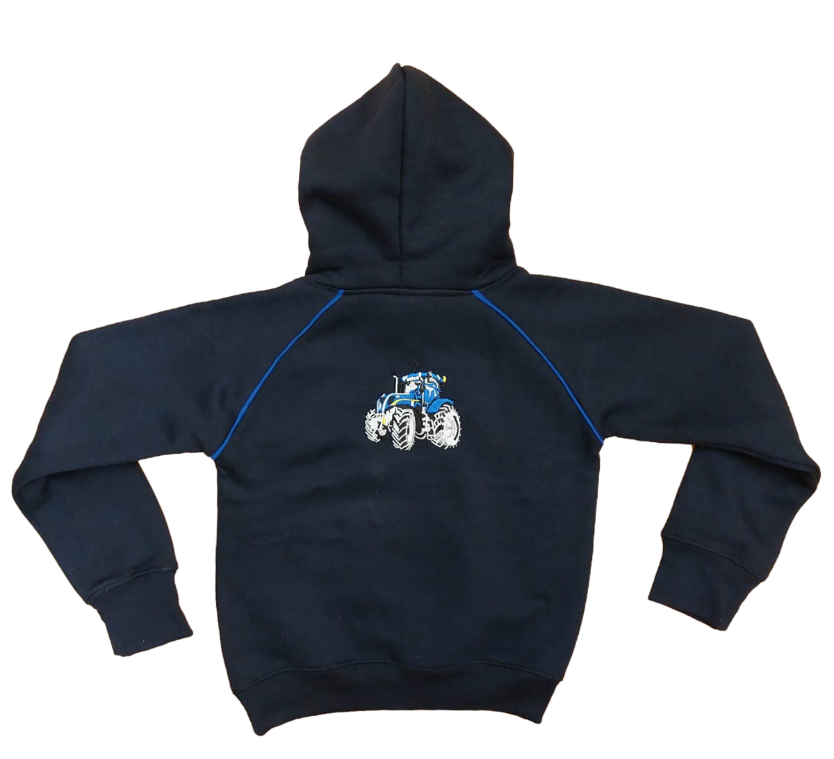Kids Blue Tractor Hoodie