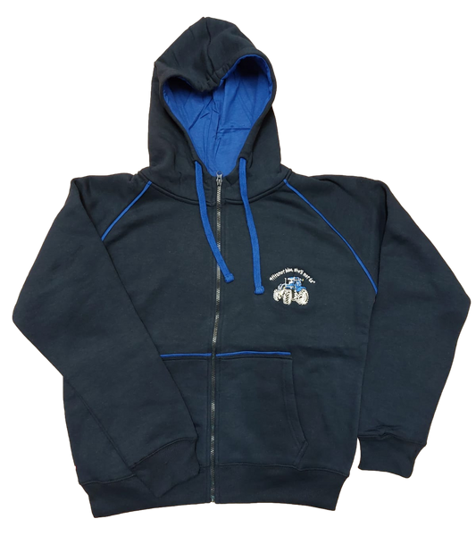 Blue Tractor Farmwear Zipper