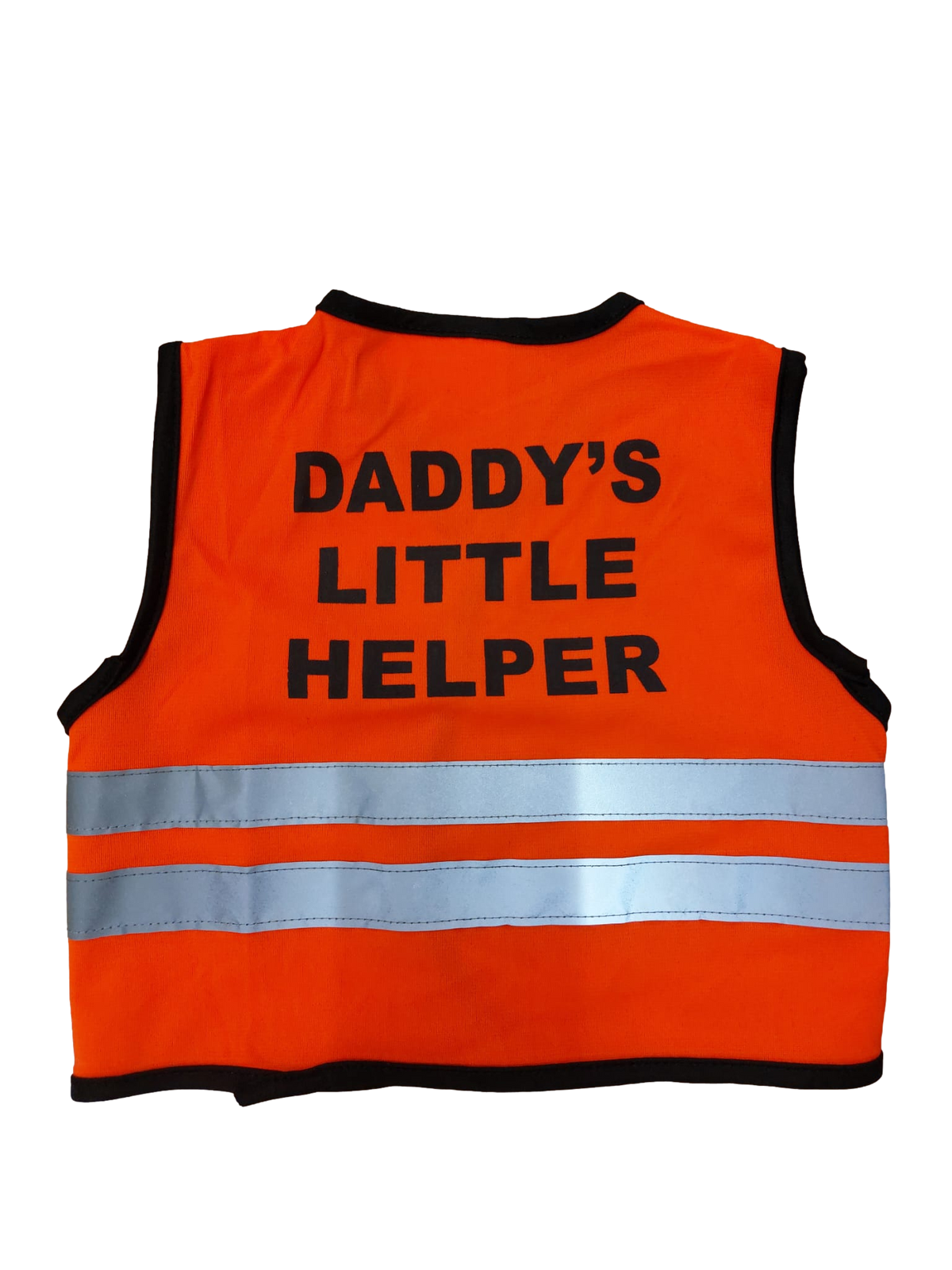 Kids Daddy's Little Helper Vest - Yellow - Detail View - SuperStuff Workwear
