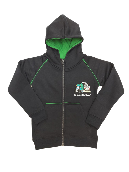 Kids Combine Harvester Zipper