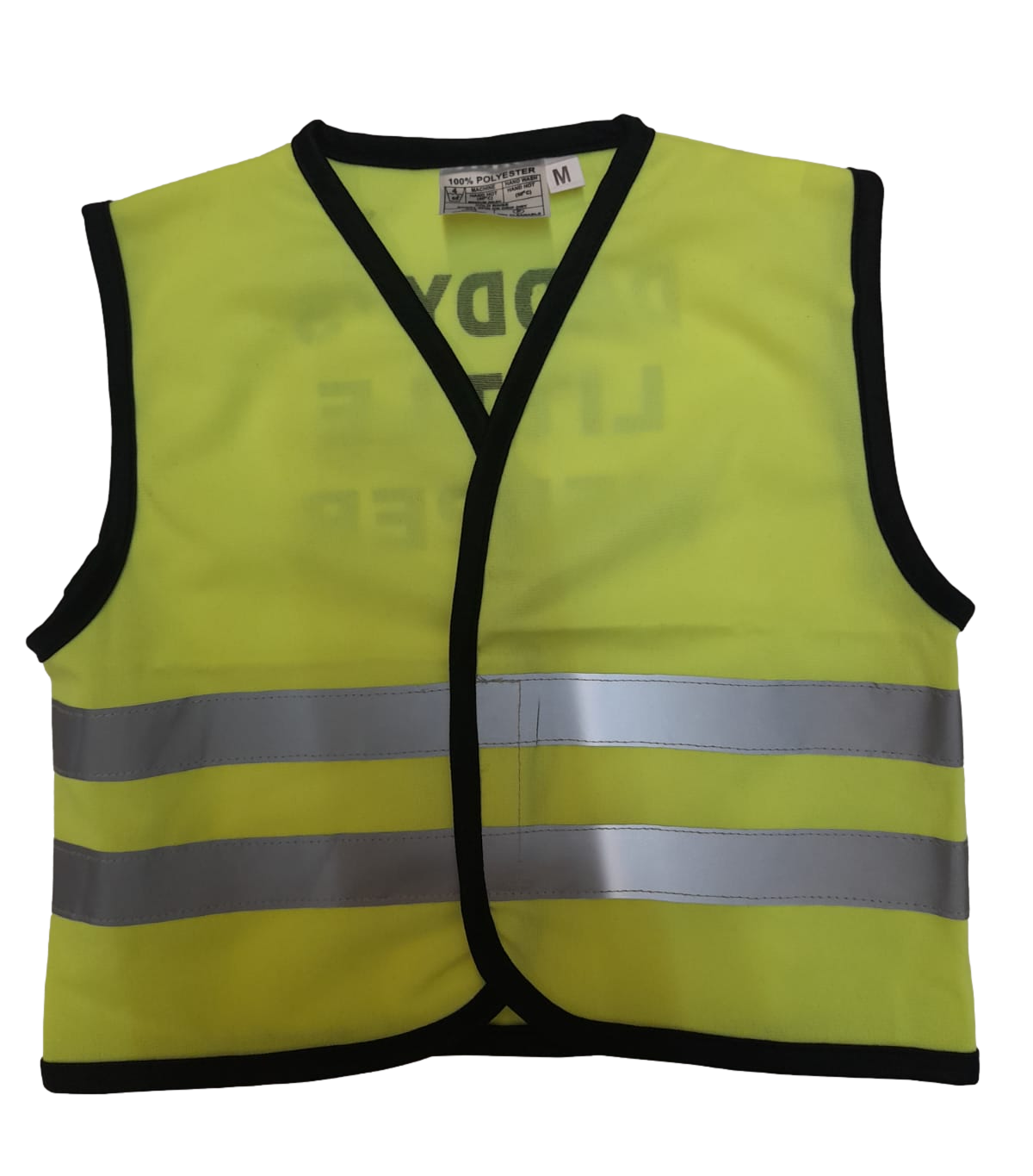 Kids Daddy's Little Helper Vest - Yellow - Back View - SuperStuff Workwear
