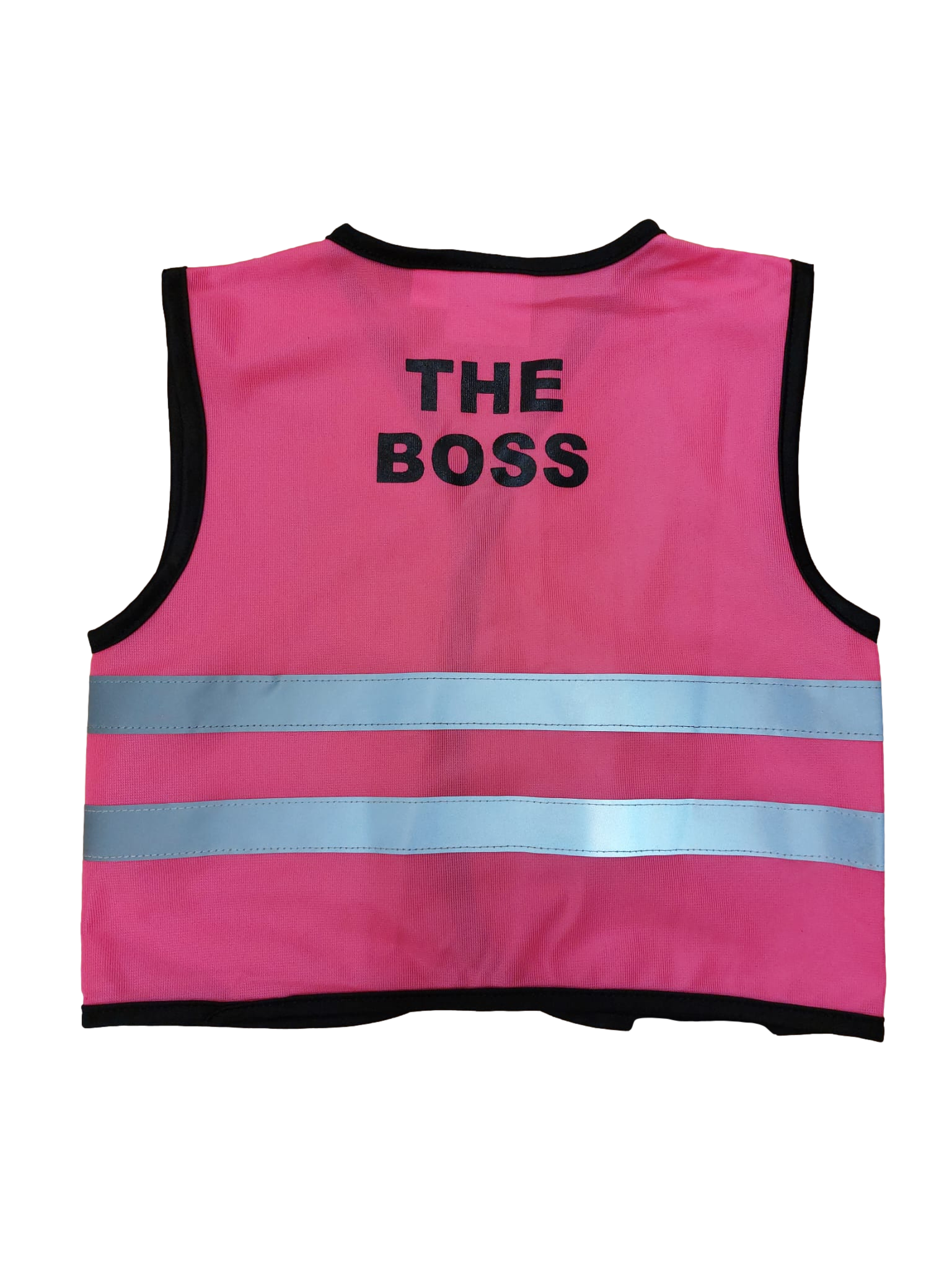 Kids The Boss Vest - Orange - Side View - SuperStuff Workwear