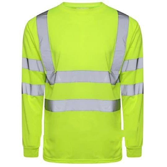 Hi Vis Long Sleeve Crew Neck T-Shirt Orange EN ISO 20471 GO/RT 3279/RIS-3279-TOM - SuperStuff Workwear