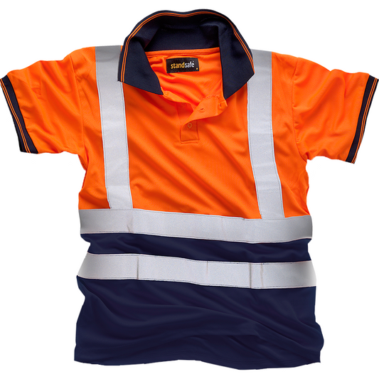 Hi Vis Two Tone Polo Shirt EN ISO 20471