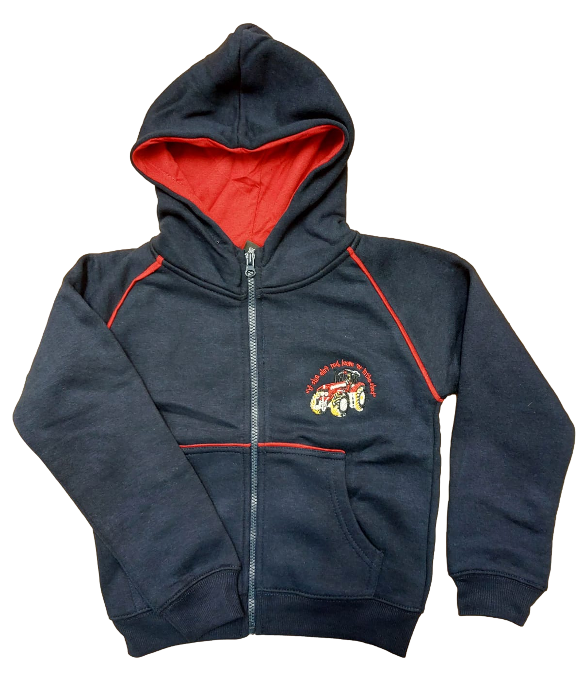 Red Tractor Farmwear Zipper